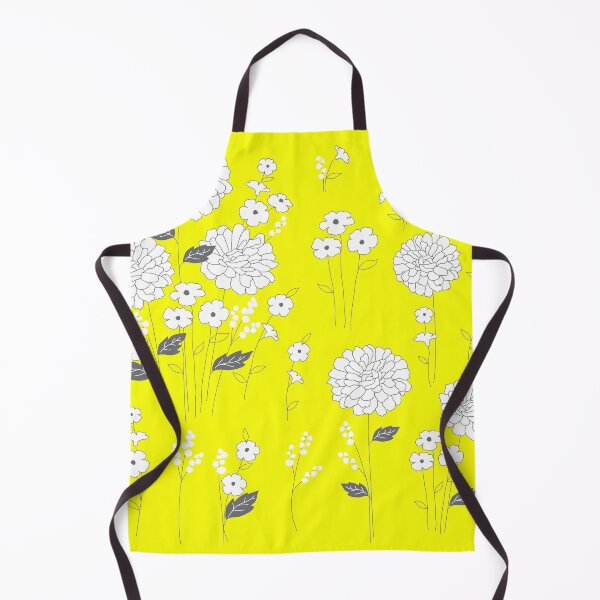 Item preview, Summer Dahlias - Yellow and White designed and sold by AlteredAtelier.