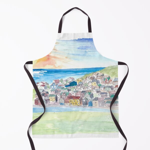 Item preview, Nolsoy Faroe Islands Scene with Sea designed and sold by artshop77.