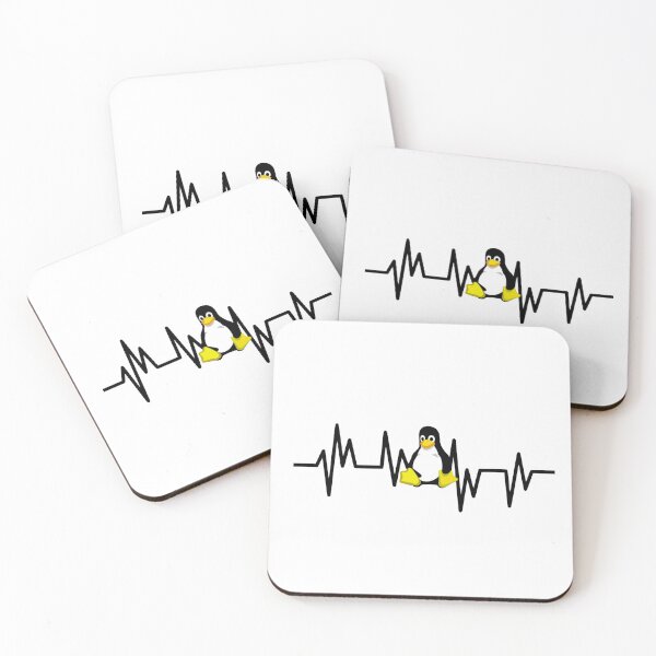 Item preview, Best Selling Stickers Tshirt Linux at Redbubble heartbeat linux designed and sold by Bro Will Love This.