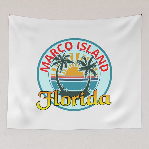 Item preview, Marco Island Florida Beach Sticker designed and sold by RGRamsey.