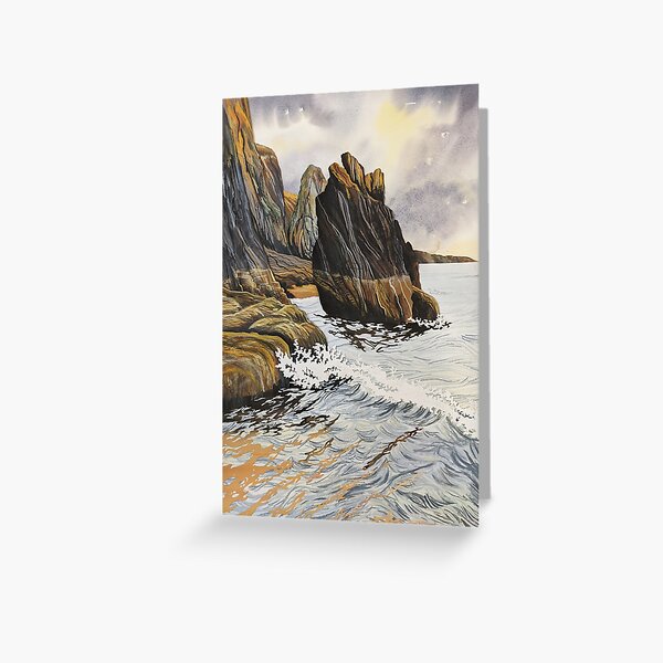 Lunan Bay Collage Greeting Card