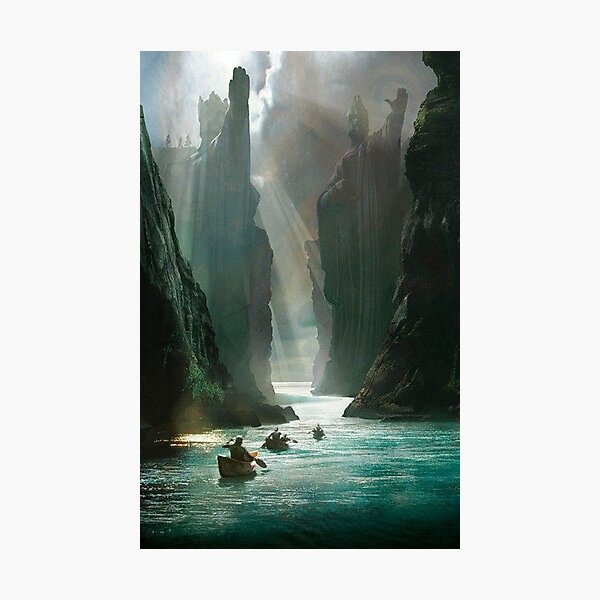 argonath poster 2 Photographic Print