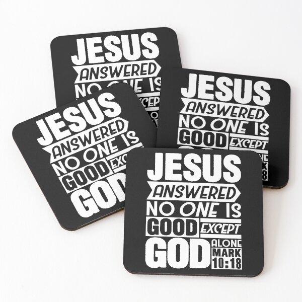 Item preview, Mark 10:18 God alone designed and sold by plushism.