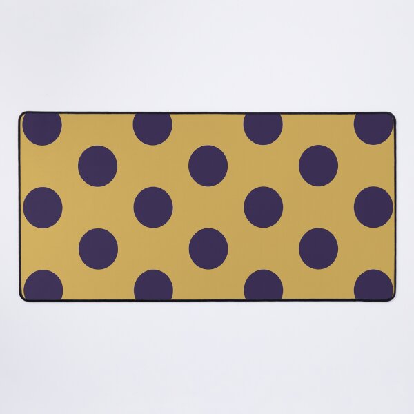 Item preview, Large NAVY BLUE and GOLD POLKA DOTS designed and sold by RachelMacht.