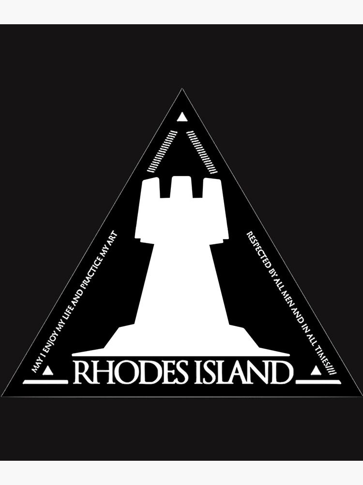 "Rhodes Island Logo Rhodes Island Pharmaceuticals, Inc. Arknights " Poster for Sale by