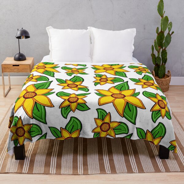 Item preview, Yellow and Orange Flower Floral Pattern designed and sold by Harriet Linton.