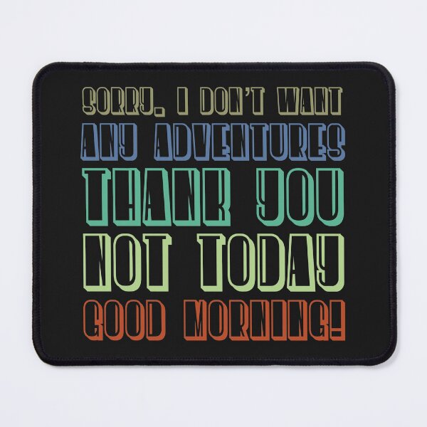 Item preview, No Adventures! designed and sold by inkset.