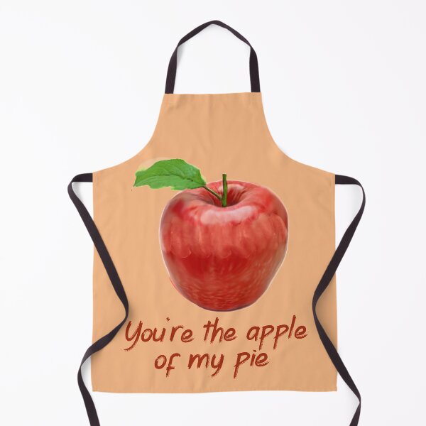 Item preview, You´re The Apple Of My Pie. Romantic Red Apple Pun designed and sold by Rebel-Design.