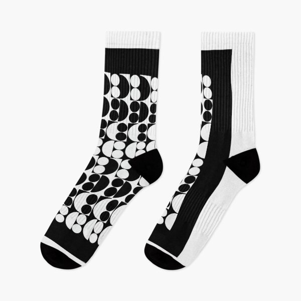Item preview, White and black shapes on black background designed and sold by jsebouvi.