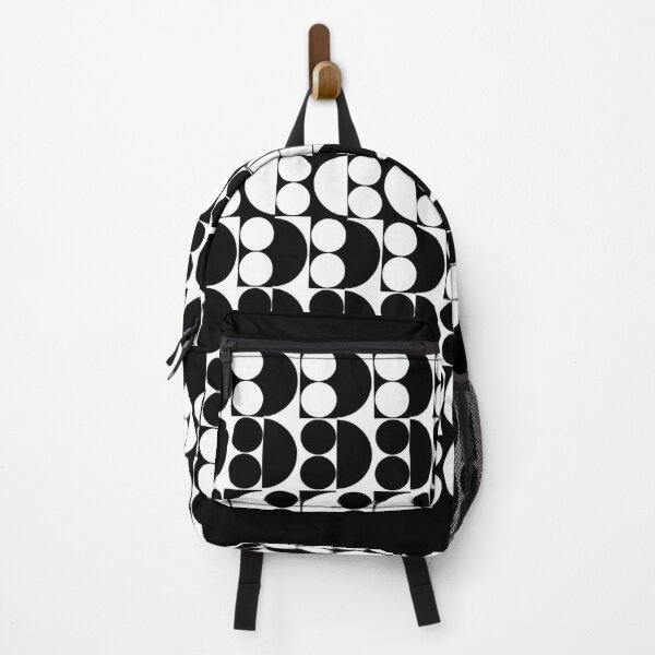Item preview, White and black shapes on black background designed and sold by jsebouvi.