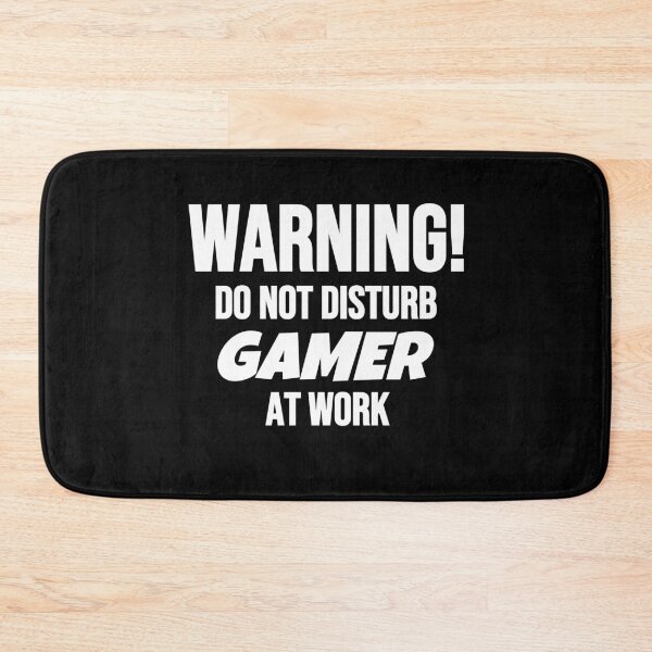 Item preview, Warning Do Not Disturb Gamer At Work! designed and sold by Gamerss4Life.