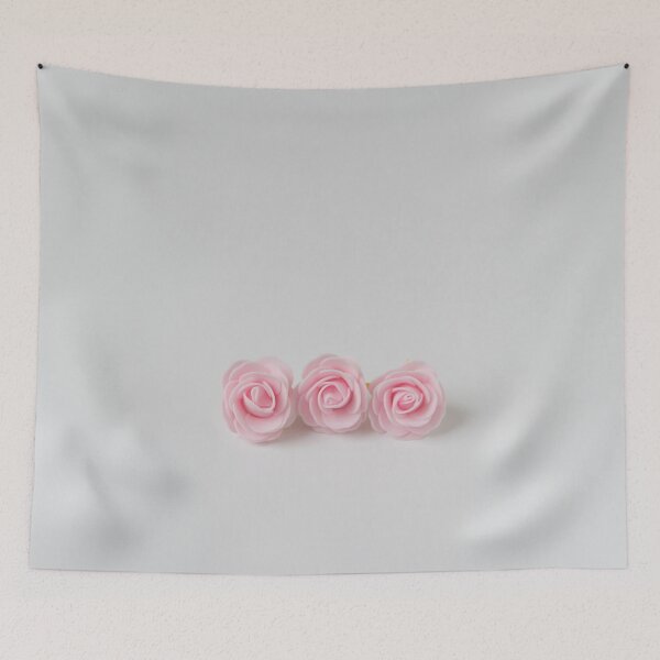 Item preview, Roses on a white background all in femininity and softness designed and sold by PausePapote.