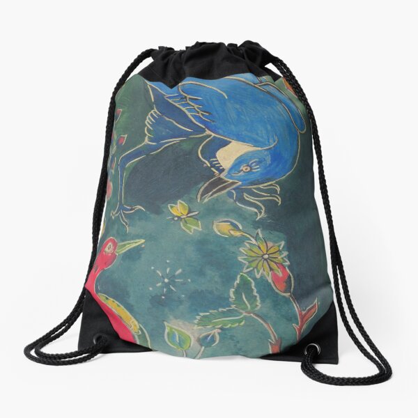Item preview, Two Birds Painting On Wood - Elegant Vintage Classical Garden designed and sold by Express Yourself Artshop.