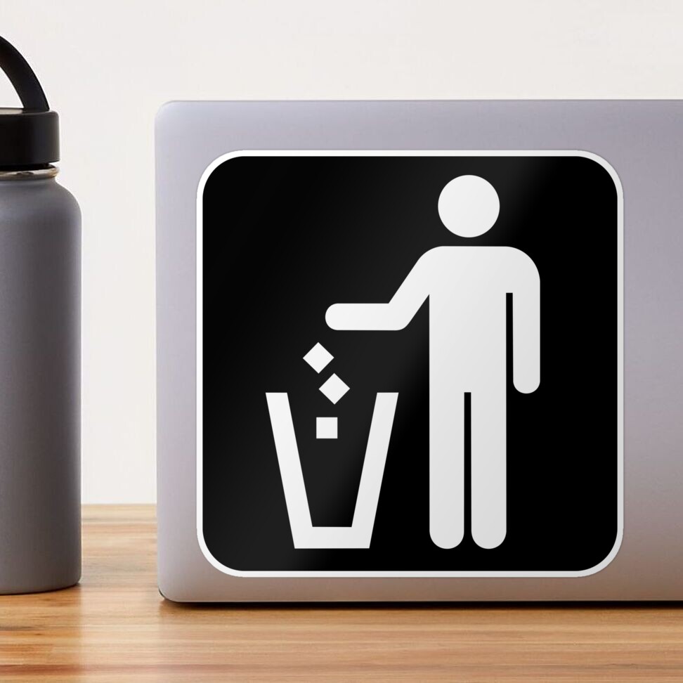 Trash bin icon great for any use. Vector EPS10. Stock Vector | Adobe Stock