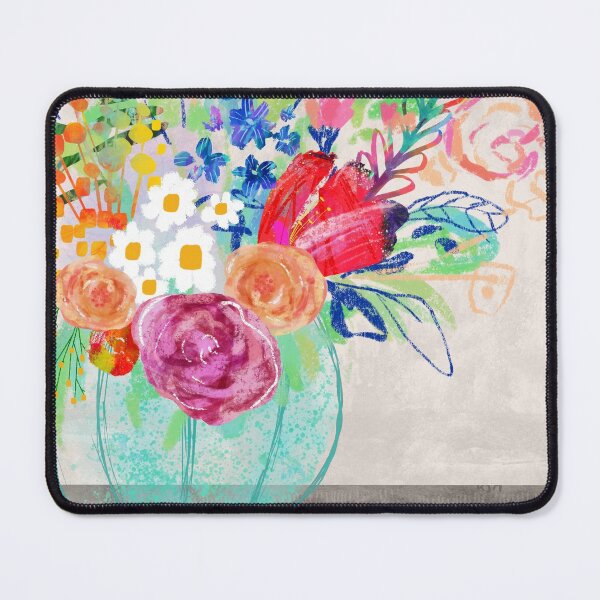 Item preview, Abstract flowers in a vase designed and sold by KJMarkowska.