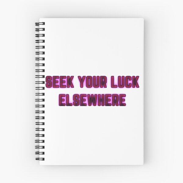 Item preview, seek your luck elsewhere - unlucky person  designed and sold by UnseenCreations.