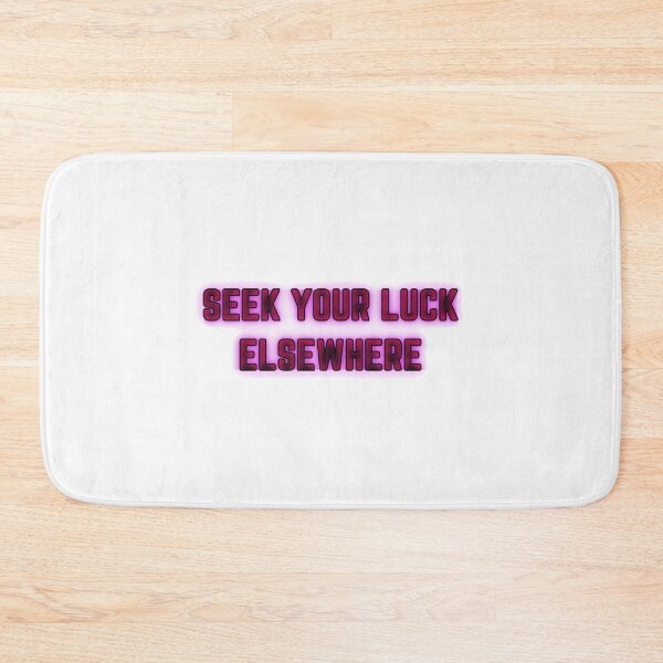 Item preview, seek your luck elsewhere - unlucky person  designed and sold by UnseenCreations.