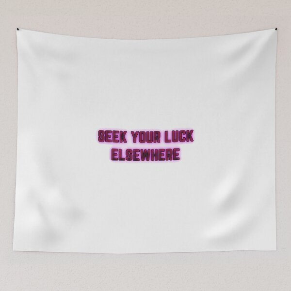 Item preview, seek your luck elsewhere - unlucky person  designed and sold by UnseenCreations.