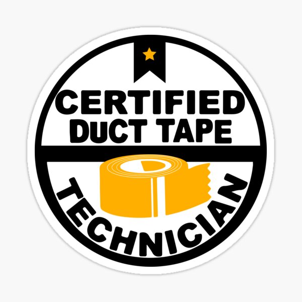 Ducktape Technician Decal Sticker – Decalfly