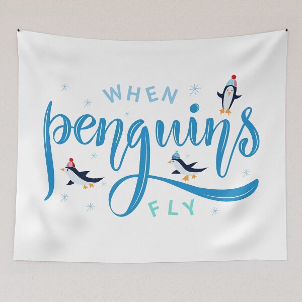 Item preview, When Penguins Fly designed and sold by firmine417.
