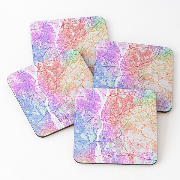 Item preview, Cairo City Map of Egypt - Colorful designed and sold by deMAP.