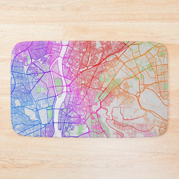 Item preview, Mapa de la ciudad de El Cairo de Egipto - Colorido designed and sold by deMAP.