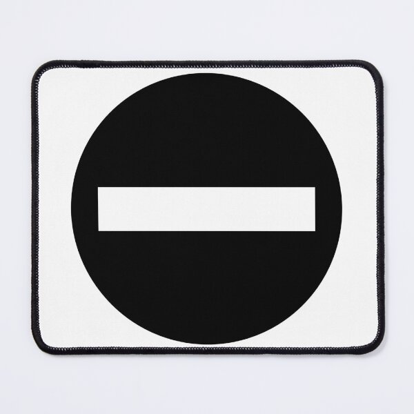 Item preview, Black and White "No Entry" Symbol designed and sold by Dator.