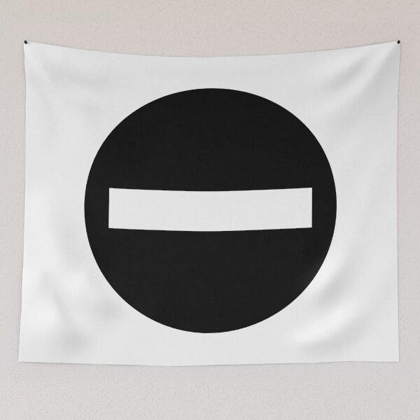Item preview, Black and White "No Entry" Symbol designed and sold by Dator.