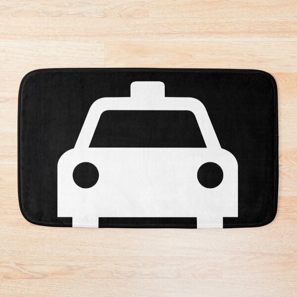 Item preview, Minimalist Black and White Taxi Symbol designed and sold by Dator.