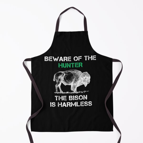 Item preview, Beware Of The Hunter Hunting Bison Funny Hunter Harmless designed and sold by SarahMohanad.