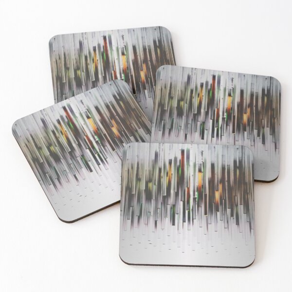 Item preview, Rainbow Bars Falling Rods Linear Lines Timeline designed and sold by Tiffany Munro.