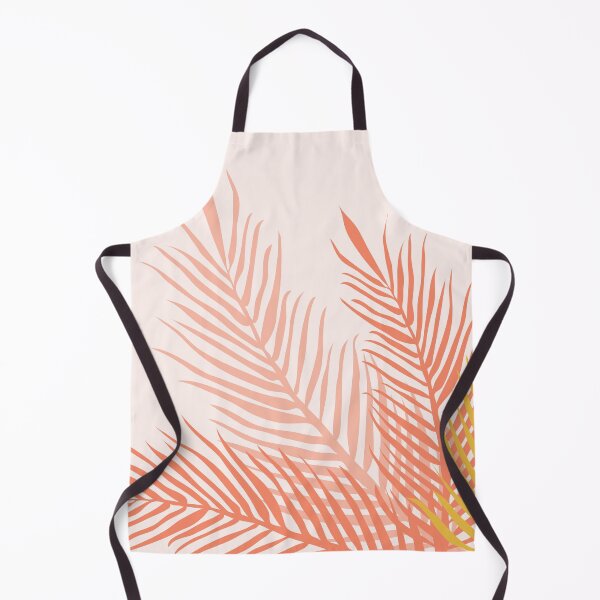 Item preview, Tropical Palm Leaves Illustration - peach pink and orange designed and sold by BrankaPD.