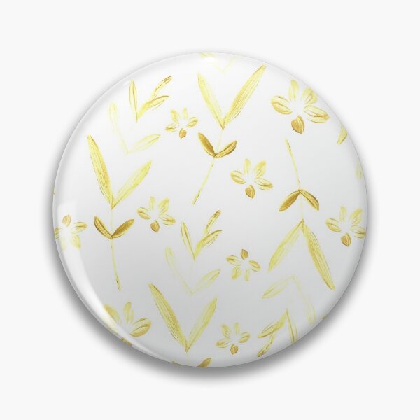 Item preview, Gold Leaf and Flower Pattern designed and sold by Lisa Thomas.