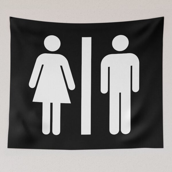 Item preview, Male/Female Restroom Symbol designed and sold by Dator.