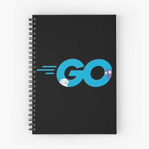 Item preview, Golang Go Logo with Embedded Gopher Mascots designed and sold by cookieandcode.