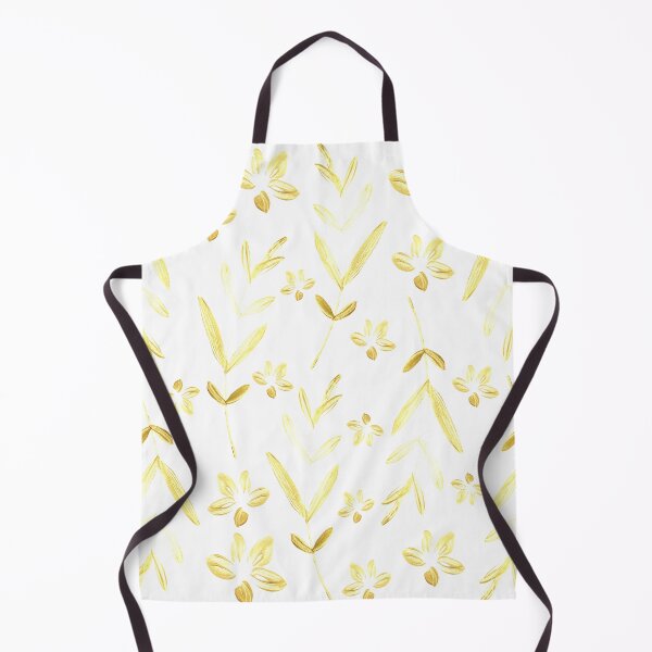 Item preview, Gold Leaf and Flower Pattern designed and sold by Lisa Thomas.