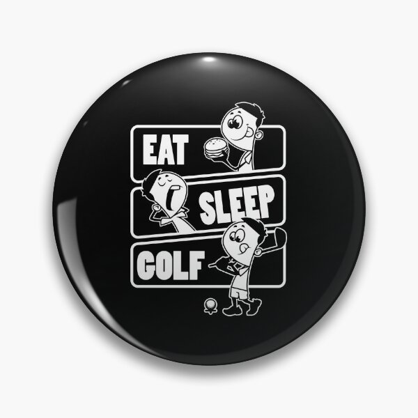 Item preview, Eat Sleep Golf - Golf players gift print designed and sold by theodoros20.