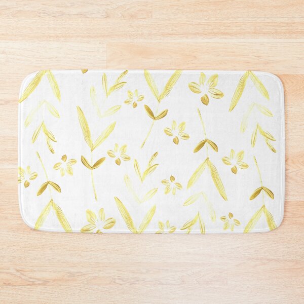 Item preview, Gold Leaf and Flower Pattern designed and sold by Lisa Thomas.
