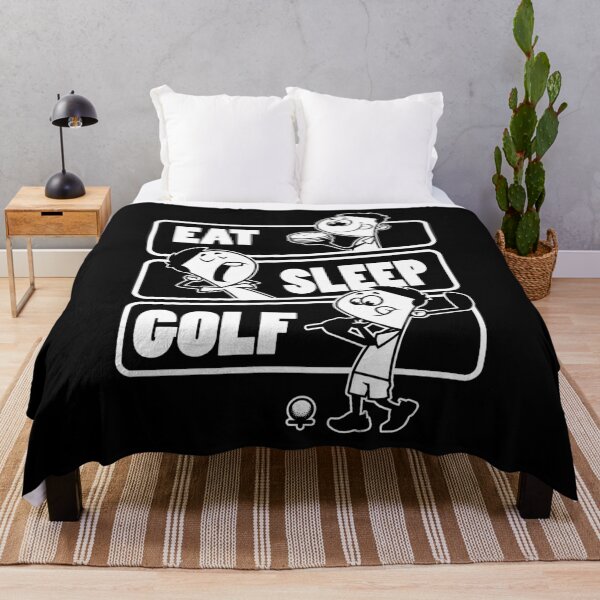 Item preview, Eat Sleep Golf - Golf players gift print designed and sold by theodoros20.