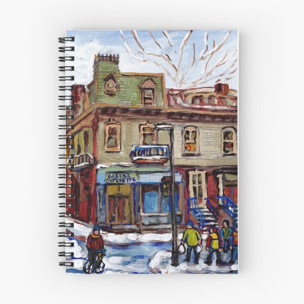 Item preview, MILTON AND AYLMER STREETS MONTREAL WINTER SCENE IN MCGILL STUDENT GHETTO designed and sold by Carole  Spandau.