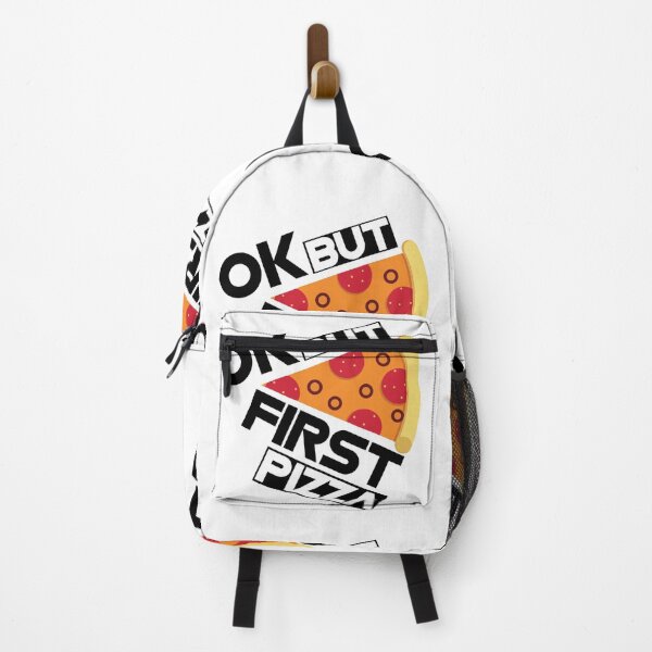 Item preview, OK but first pizza, funny pizza graphic tee designed and sold by StairheadStore.