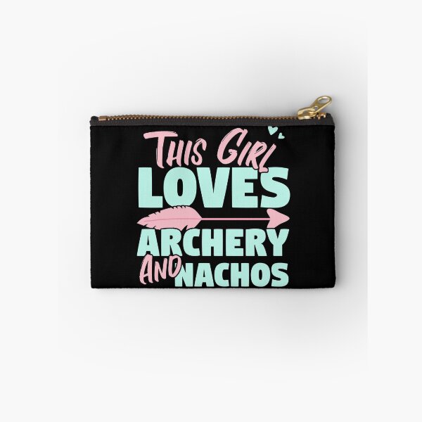Item preview, This Girl Loves Archery And Nachos Gift design designed and sold by theodoros20.