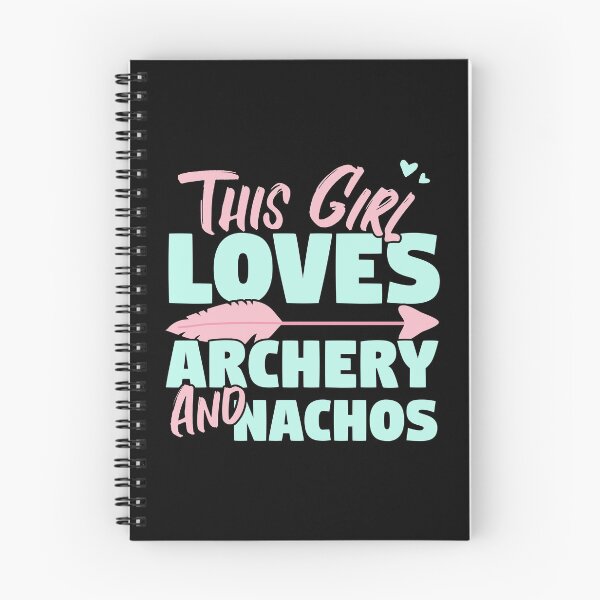 Item preview, This Girl Loves Archery And Nachos Gift design designed and sold by theodoros20.