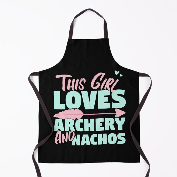 Item preview, This Girl Loves Archery And Nachos Gift design designed and sold by theodoros20.
