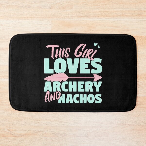 Item preview, This Girl Loves Archery And Nachos Gift design designed and sold by theodoros20.