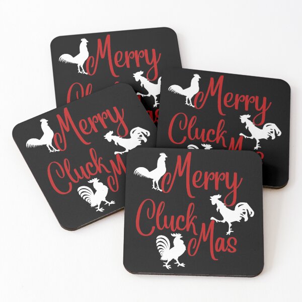 Item preview, Merry Cluckmas Funny Chicken Christmas Pun designed and sold by Onewivnacher.