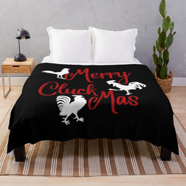 Item preview, Merry Cluckmas Funny Chicken Christmas Pun designed and sold by Onewivnacher.