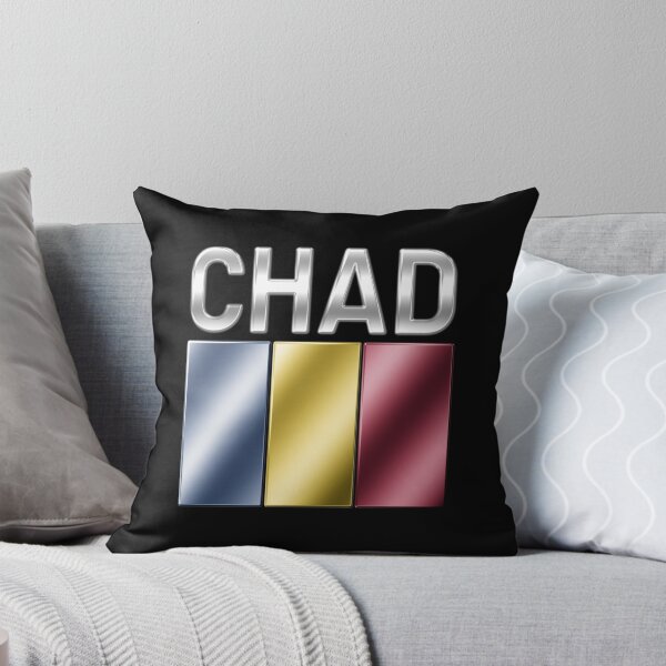 Item preview, Chad - Chadian Flag & Text - Metallic designed and sold by Graphix.