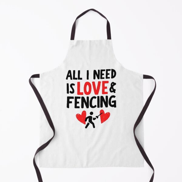 Item preview, All I need is love and fencing designed and sold by TheGreenGoat.