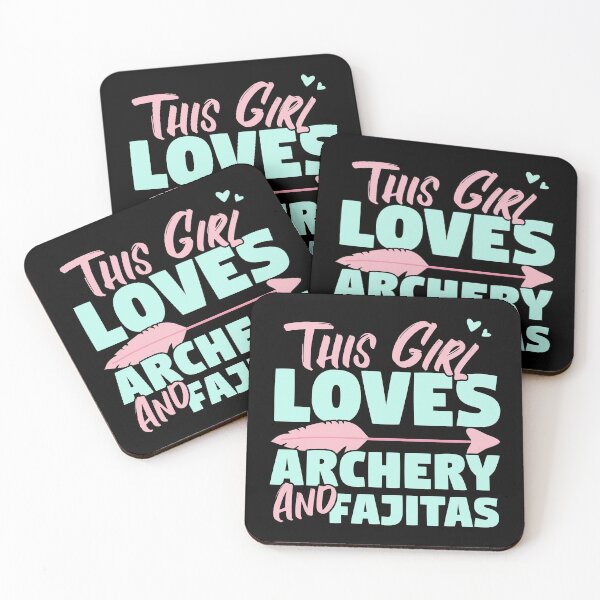 Item preview, This Girl Loves Archery And Fajitas Gift graphic designed and sold by theodoros20.